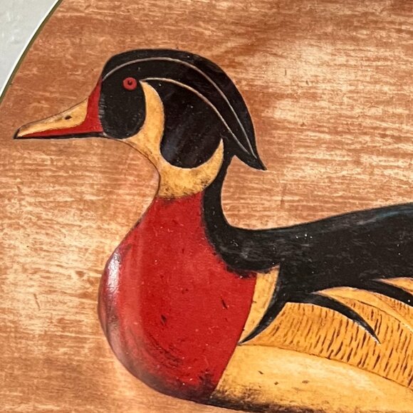 SAKURA Warren Kimble COUNTRY INNS Drake Lodge 8" Stoneware Salad / Dessert Plate - Picture 3 of 6